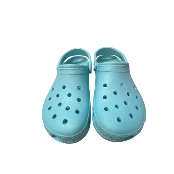 Crocs Classic Clog Light Blue Unisex Footwear Size 10 Adjustable Back Strap Ligh - Picture 2 of 6